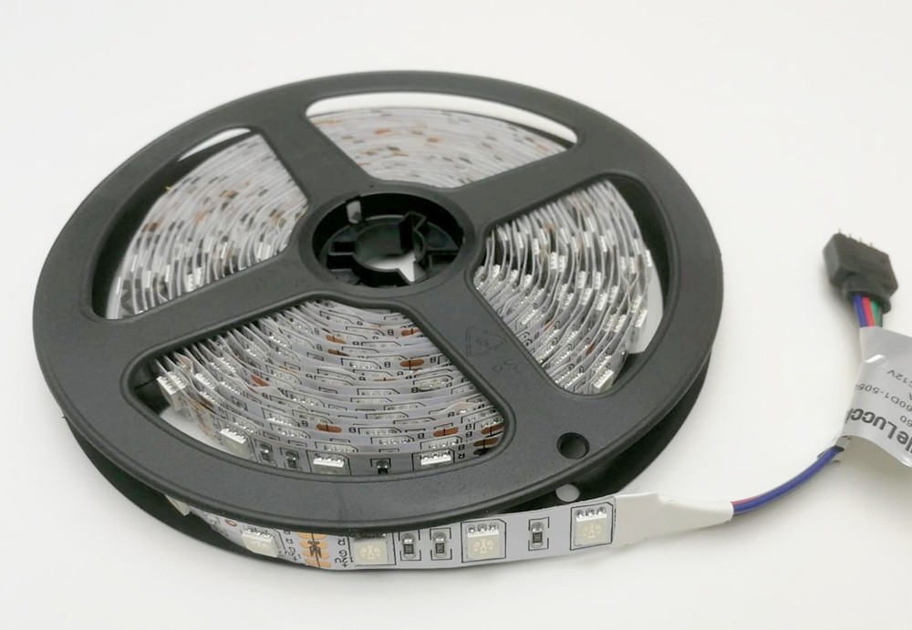 Strip led 12v 2835 striscia 5 metri strip 600 led 8mm vari colori