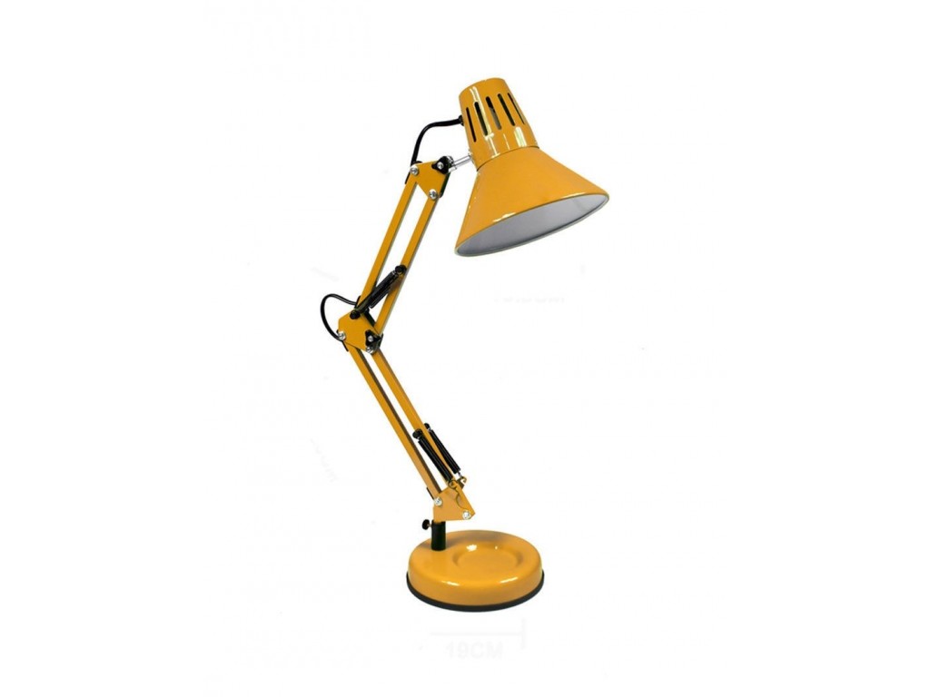 Lampada da scrivania E27 braccio snodabile luce da tavolo base