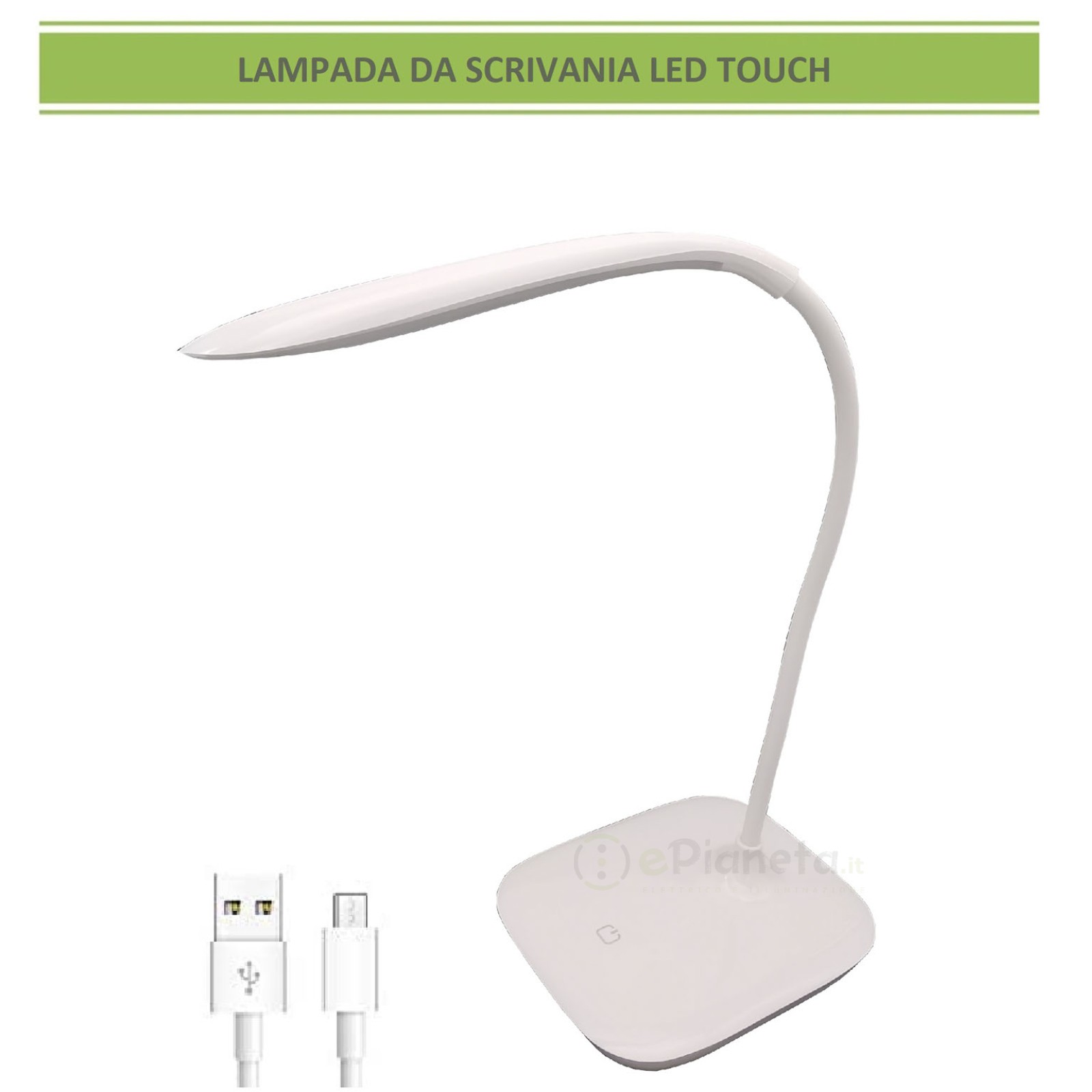 Lampada a LED XL USB per monitor PC, 3 colori di luce, dimmerabile