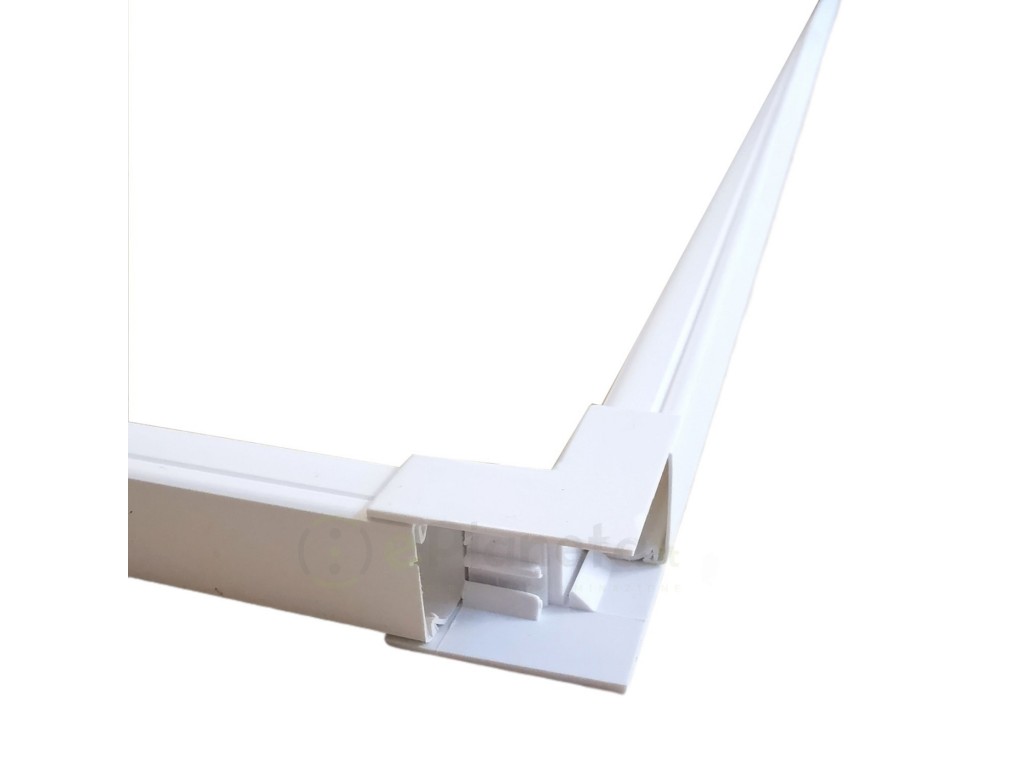 2m Canalina per condizionatori 75x60 mm nascondi cavi climatizzatore  passacavi bianco coprifili a parete con copertura