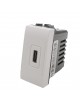 Presa USB A+C e Tipo C compatibile con Bticino Living light bianco caricatore a parete